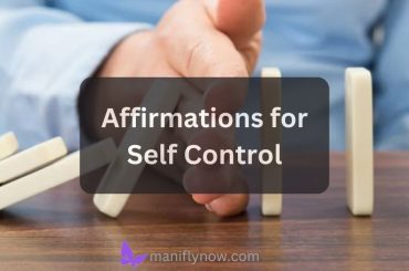 Affirmations for Self Control